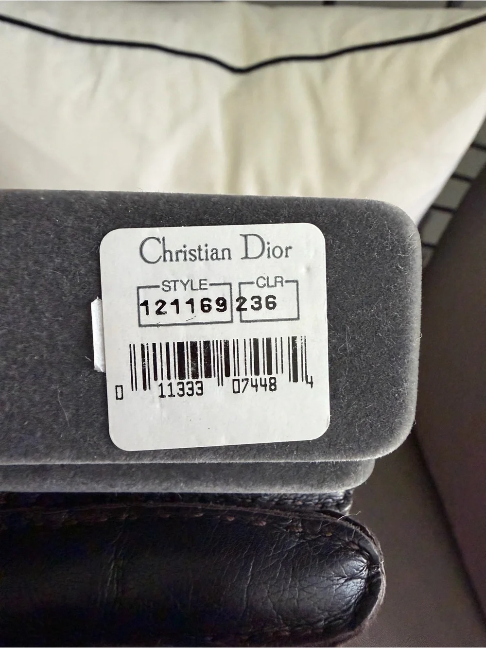 Vintage Christian Dior Gold Plate Tie Clip Circa 1970 In Original Velvet Case
